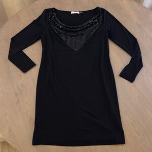 Calvin Klein Black Long Sleeve Dress